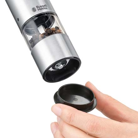 ラッセルホブス 充電式ミル ソルト&ペッパー 2本セット シルバー 7942JP