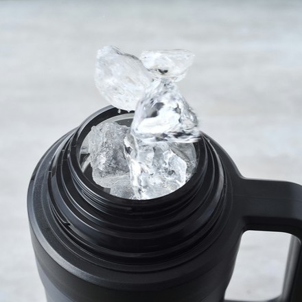 アイリスオーヤマ ＨＵＧＥＬ 真空断熱マグボトル １９００ｍｌ チャコールグレー HSB-1900