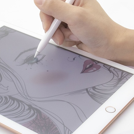 iPad 10.2インチ/iPad Air 10.5インチ 各対応 紙のような描き心地のフィルム 光沢タイプ