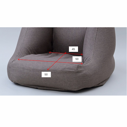 山善（YAMAZEN） エアーソファ JAS-S(BR)