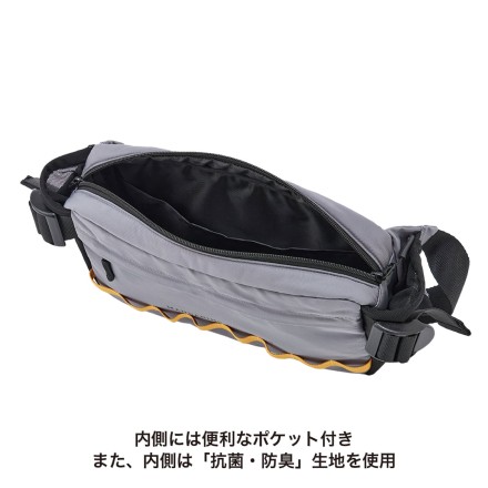 マンダリンブラザーズ WALKING BODY BAG グレー