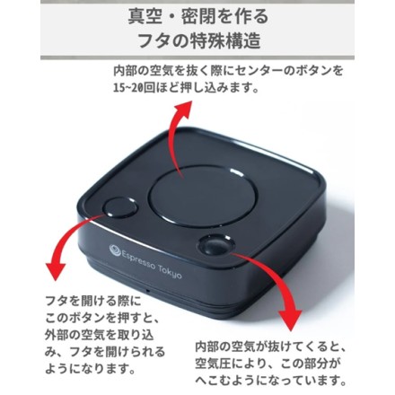 コーヒーキャニスター ネオ 真空保存容器 850ml