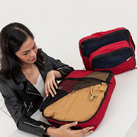 TRAVEL SENTRY パッキングキューブ 3個セット ブラック