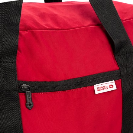 旅先の予備バッグ TRAVEL SENTRY 折りたたみ式ウィークエンダー ボストンバッグ ブラック