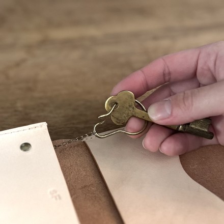 ふっくらキーポーチ キナリ