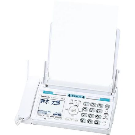 パナソニック Panasonic デジタルコードレス普通紙ファクス(子機1台付き) 迷惑防止機能搭載 受話音量6段階調整 KX-PD350DL-W