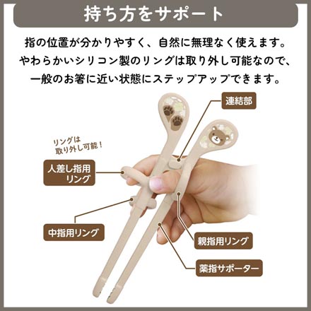 エジソンのお箸 mini 右手用 ピンク