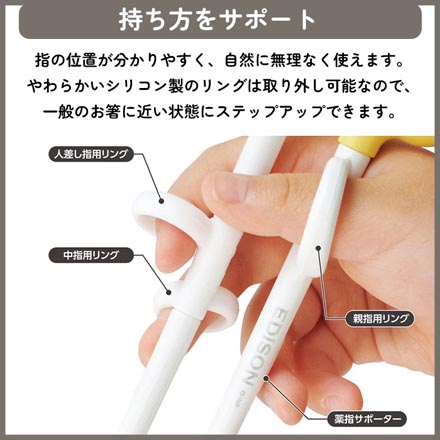 エジソンのお箸 右手用 ぱんだ