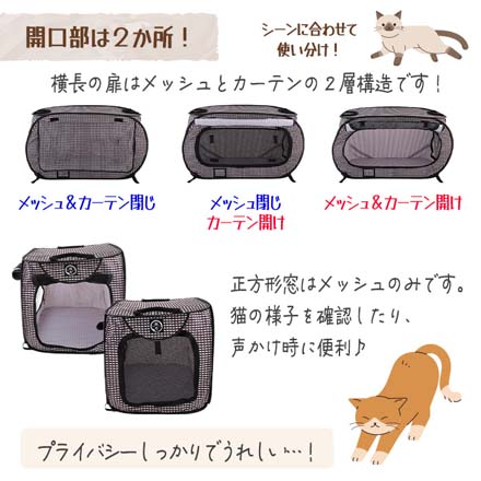 猫壱 ポータブルケージ 単品