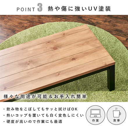 こたつテーブル リビングコタツ アルクU-1165