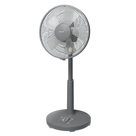 TEKNOS テクノス リビングフルリモコン扇 DCモーター 30cm グレー KI-360DC(G)