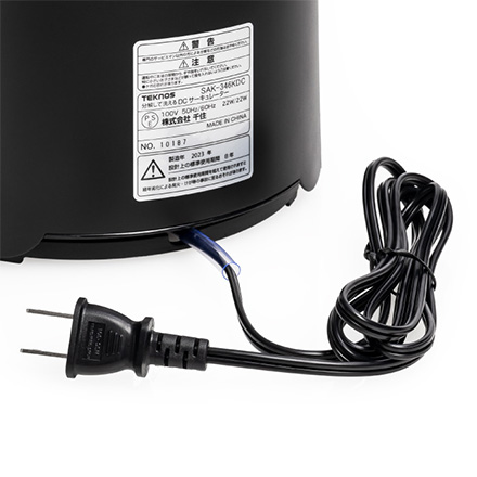 TEKNOS テクノス サーキュレーター DCモーター ホワイト SAK-347DC(W)