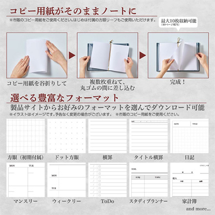 ファイル ファイリングノート A5サイズ アカ FDC