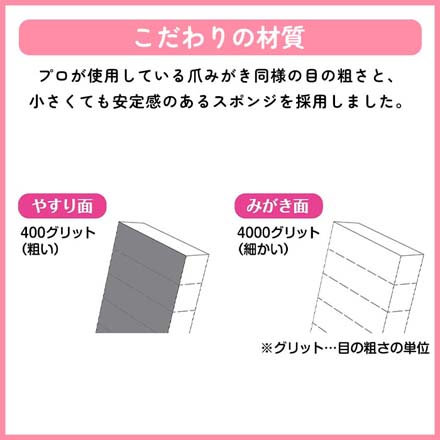 ネイリスト 割って使える爪みがき 爪磨き ネイル用品