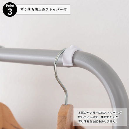 ハンガーワゴン ブラック LFS-52