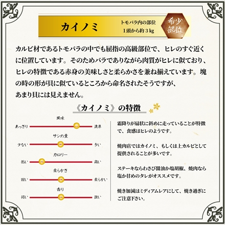 神戸牛 希少部位カイノミ 400g(200g×2パック) 2～4人前 A5等級黒毛和牛メス牛 焼肉用 KobeBeef FlapMeat