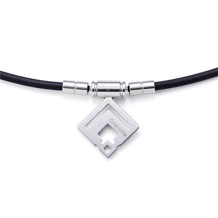 コラントッテ ABARO07 TAO スリム アラン ミニ ネックレス シルバー×ブルーラメ(BL) ARANmini M