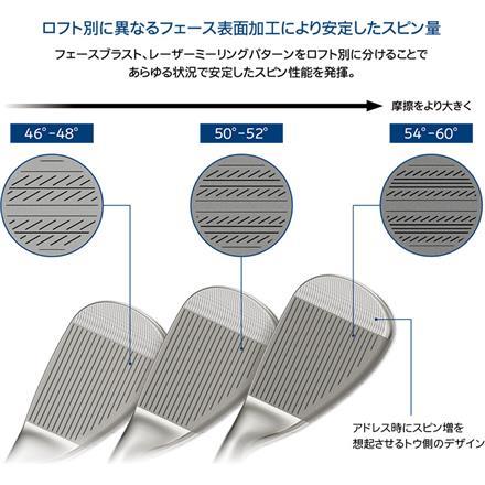 クリーブランド ゴルフ RTX6 ZIPCORE ツアーサテン ウェッジ NSプロ 950GH neo スチールシャフト 58度/12度/Full