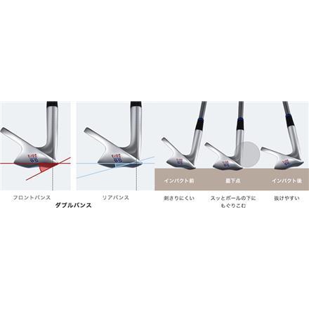 レディースオノフ ゴルフ フロッグスリープ2 ウェッジ FROGS LEAP-ll オリジナル標準 カーボンシャフト 64度