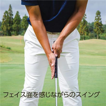 LPSWING ゴルフ エルピースイング 楕円型 グリップ 練習器具 トレーニング パターグリップ LPSWING GRIP 吉田直樹 255mm