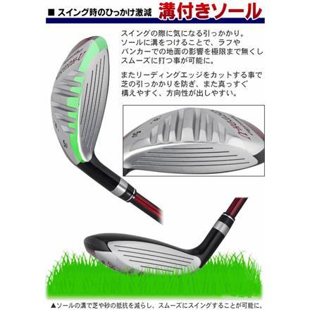 レディースパワービルト ゴルフ Lamola GS-α DH-U ユーティリティー オリジナル カーボンシャフト ラモーラ POWERBILT U7 26度