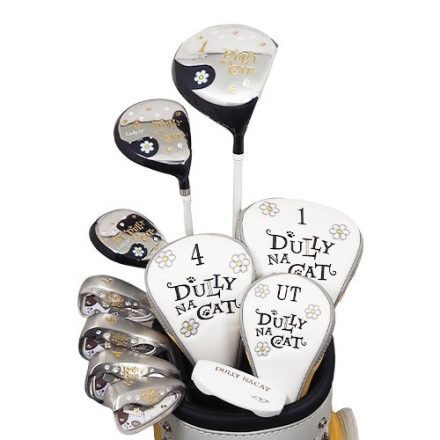 レディース/クラブセットのみダリーナキャット DN-SET05 クラブセット 8本組(1W,4W,UT,I7,I9,PW,SW,PT) キャディバッグ無し イエロー