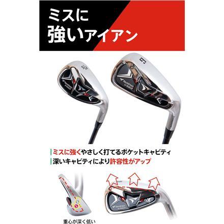 ブリヂストン ゴルフ ツアーステージ V562 アイアンセット 7本組(6-PW,PS,SW) スチール/S