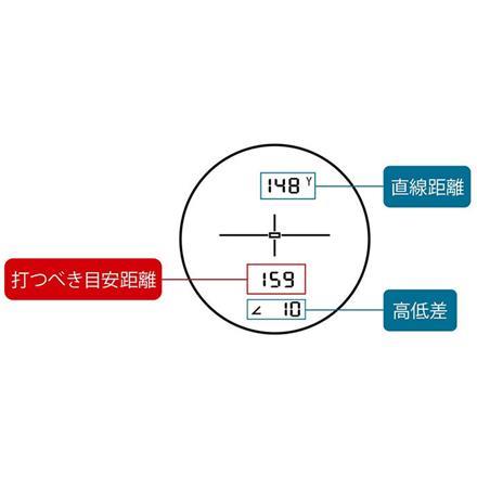 ショットナビ レーザースナイパー エルーア 計測器 ゴルフ用距離計測器 距離計 Laser Sniper ELUA ブラック(BK)