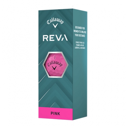 レディース/2ダース販売キャロウェイ REVA ゴルフボール ピンク