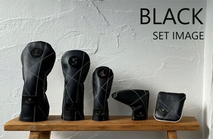 ラヘラ ゴルフ ランダムステッチ L-595 レザー ネオマレット型 パターカバー ホワイト