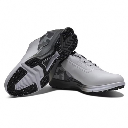 フットジョイ フューエル BOA 55396 スパイクレス ゴルフシューズ ホワイト×ブラックカモ 25.5cm