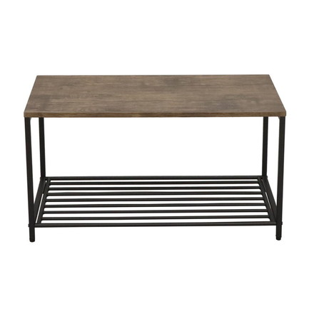 コーヒーテーブル 幅75cm バルネ 棚付き センターテーブル ローテーブル ソファテーブル シンプル スチール脚