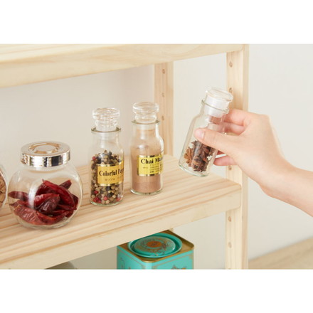 ミニパインラック スパイスラック 幅60cm 奥行18cm 高さ40cm 天然木 パイン材 木製 カウンター上 収納 食器棚 薄型 ミニ コンパクト ミニ食器棚 小型 キッチン ラック 卓上 卓上ラック キッチンラック