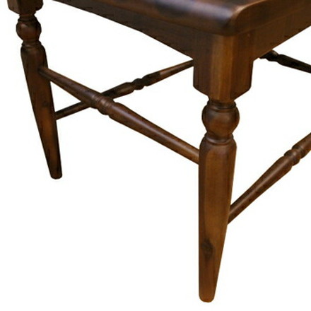 ダイニングチェア 2脚セット 幅46 奥行54 高さ86 アカシア天然木 完成品 椅子 いす