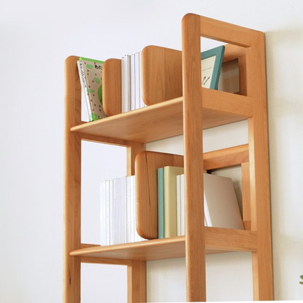 一生紀 ラック 書棚 幅50 ブックシェルフ 完成品 本棚 オープンラック 教科書 収納棚 学習デスクサイドラック