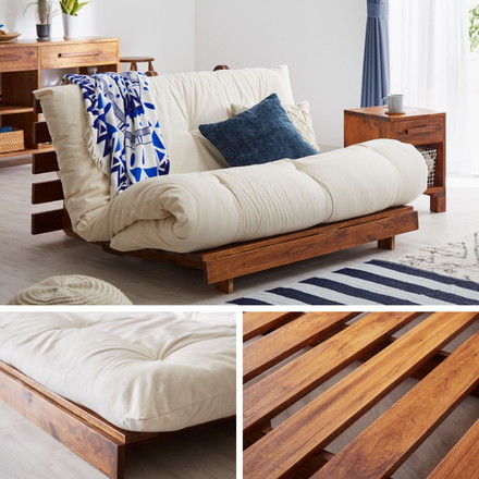 ソファベッド 西海岸風 フレーム単品 ステージベッド すのこベッド ベッド ソファ ソファーベッド スノコベッド 木製