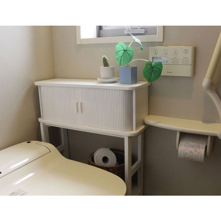 天然木ジャバラ扉のコンソールテーブル ホワイト 天然木 コンソールテーブル 玄関 廊下