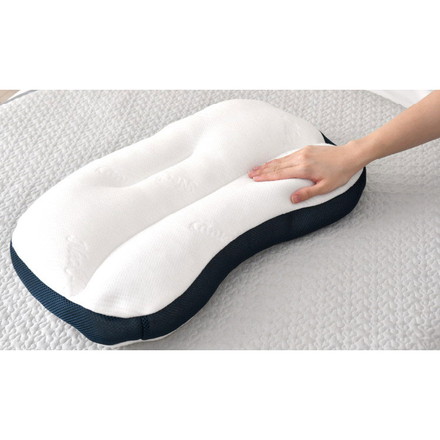 枕 整体師が勧める ハーフパイプ枕 32×54cm 小さめ パイプ わた 頸椎安定 安定 体圧分散 リラックス