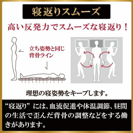 ハードタイプ スリープマジック ゼログラビティ6.0 シングル セミダブル ダブル ライズ RISE セミダブル