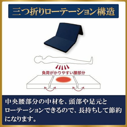 ハイブリットタイプ スリープマジック ゼログラビティ7.0 シングル セミダブル ダブル マットレス兼用敷布団 ライズ ダブル