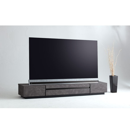 完成品 テレビ台 ストーン調 石目調 テレビボード TV台 AVボード AV台 収納 86インチ対応 幅200