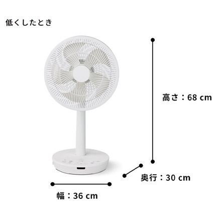 シロカ 音声操作 扇風機 ホワイト SF-V191