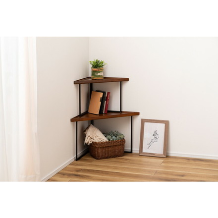 ミニテーブル テーブル サイドテーブル シンプル モダン 和モダン 積み重ね 幅40cm 高さ33cm 木製 天然木 スチール ブラウン 黒 軽量