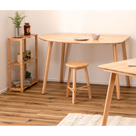 スツール 木製 天然木 北欧 円形 リビング ダイニング 丸形 リモートワーク 在宅ワーク 椅子 いす イス