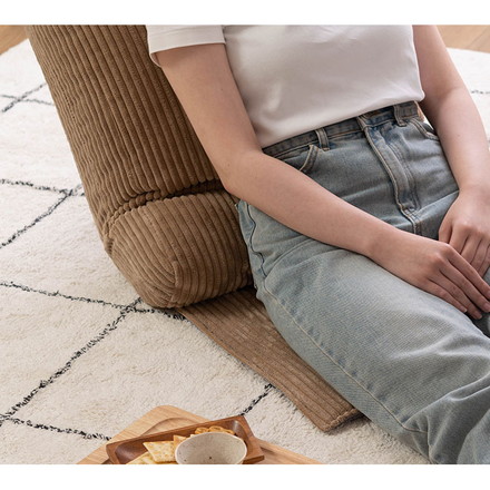 座椅子 クッションチェア コーデュロイ スマホソファ こたつソファ 座いす リクライニング フロアチェア クッション 背もたれ