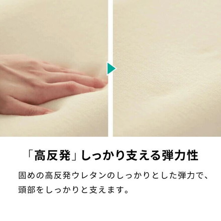 まくら 高反発 低反発 プレミアム低反発 ロングピロー 幅100cm 洗えるカバー ウレタン 190N 80N 50N パイル生地 硬め 柔らかめ 寝返り 安眠 睡眠 快眠 ロング枕 枕 プレミアム低反発 ネイビー