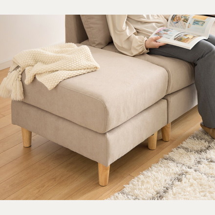 ソファカバー 2人掛け カバーリング ソファー cozapls 替えカバー オットマン カウチ ウレタン クッション ソファベッド ブルーグレー