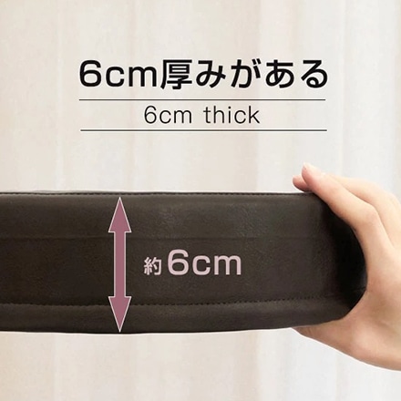 マタニティクッション 直径40cm 厚さ6cm U字 カーキ