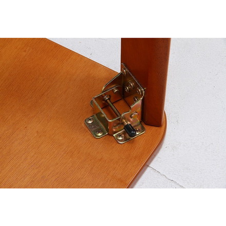 折脚ローテーブル W900×D600×H320mm MDF(突板ラバーウッド) ナチュラル
