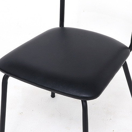 ダイニングチェアー W480×D510×H740mm 450mm 合成樹脂 ウレタン パーティクルボード スチール